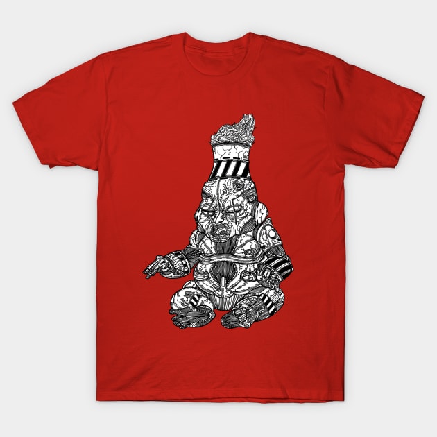 ATOMIC BABY HEAD T-Shirt by ZPat Designs